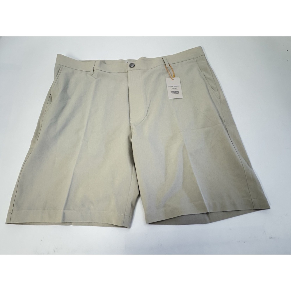 NWT Peter Millar Shackleford Hybrid Golf Swim Shorts SND Sand Tan Men's‎ Size 38